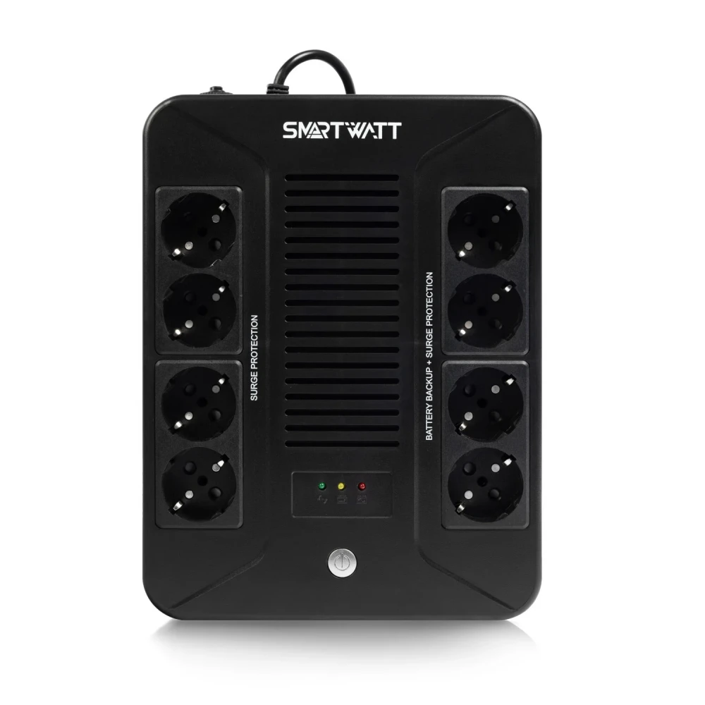 Источник бесперебойного питания SMARTWATT SAFE PRO 1000 3703020270001 Линейно-интерактивные, Напольный (Tower), 1000 ВА, 600 Вт