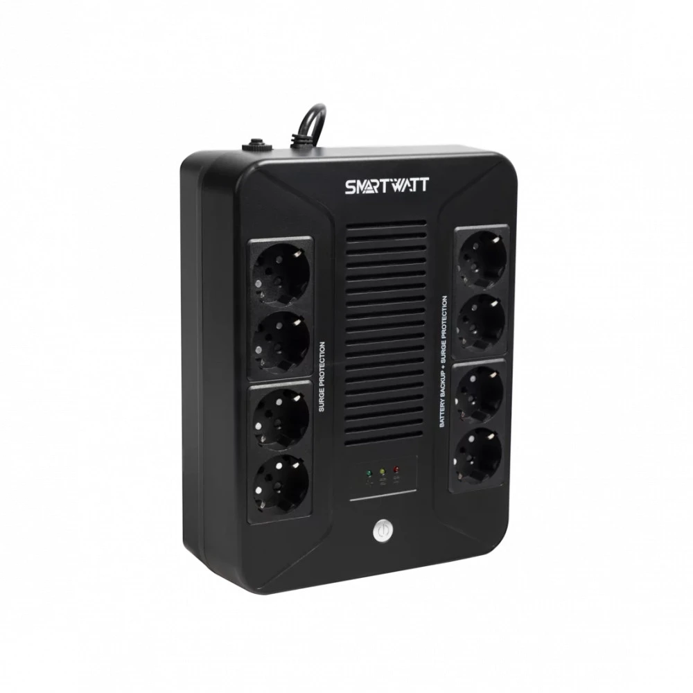 Источник бесперебойного питания SMARTWATT SAFE PRO 1000 3703020270001 Линейно-интерактивные, Напольный (Tower), 1000 ВА, 600 Вт