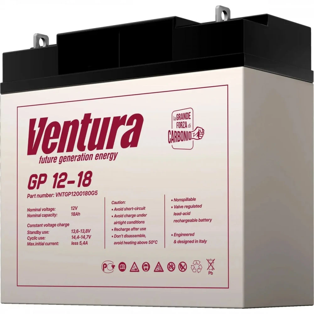 Сменные аккумуляторы АКБ для ИБП Ventura GP 12-18 VNTGP1200180G5 12 В