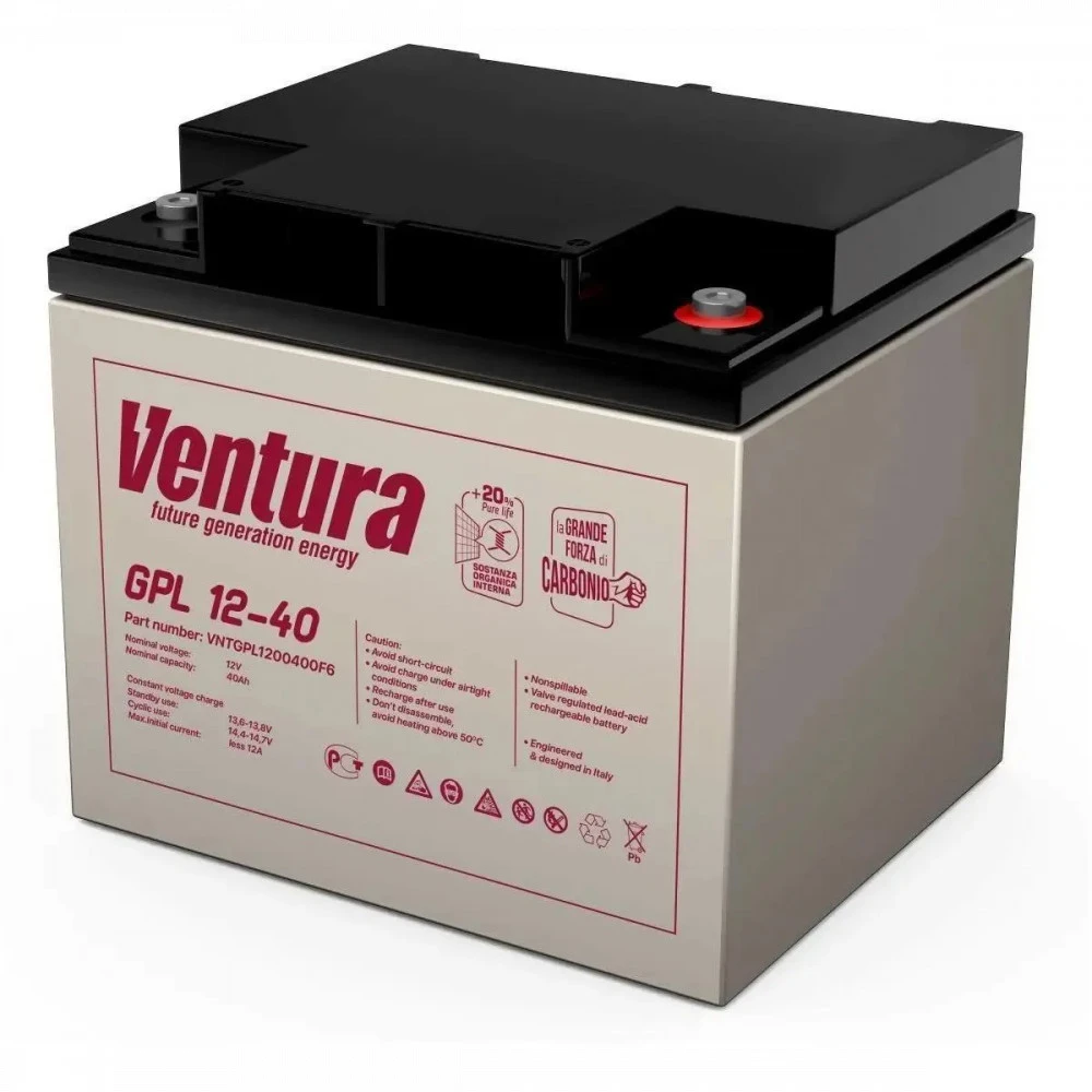 Сменные аккумуляторы АКБ для ИБП Ventura GPL 12-40 VNTGPL1200400F6 12 В