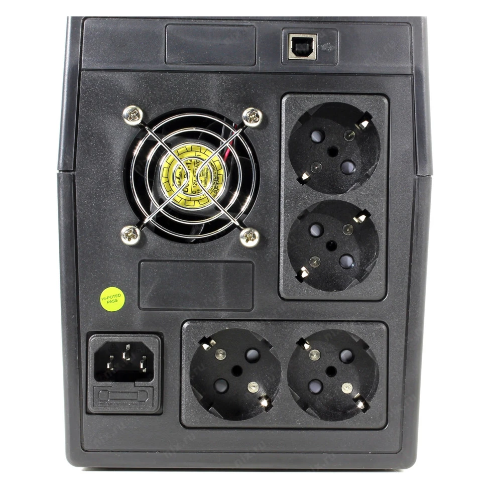 Источник бесперебойного питания Powerman Back Pro 1500Plus Линейно-интерактивные, Напольный (Tower), 1500 ВА, 900 Вт