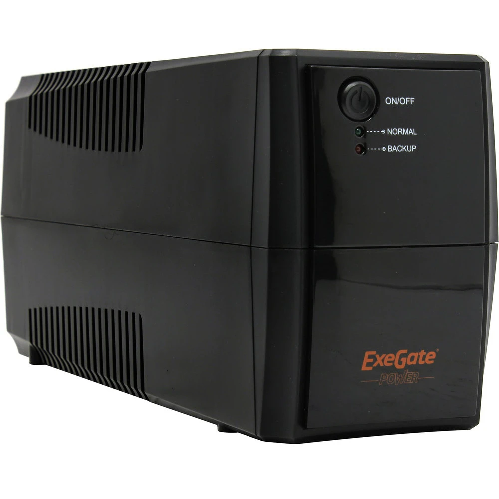 Источник бесперебойного питания ExeGate BNB-600.LED.AVR.2SH EP244543RUS Линейно-интерактивные, Напольный (Tower), 600 ВА, 360 Вт