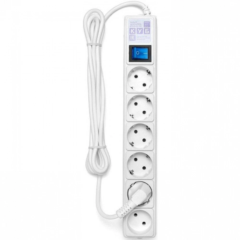 Сетевой фильтр Power Cube SPL(5+1)-16B-P-3M