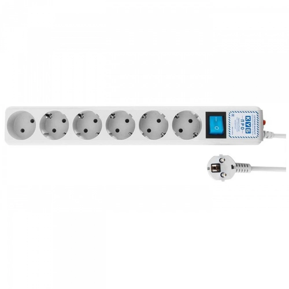 Сетевой фильтр Power Cube SPL(5+1)-16B-P-5M