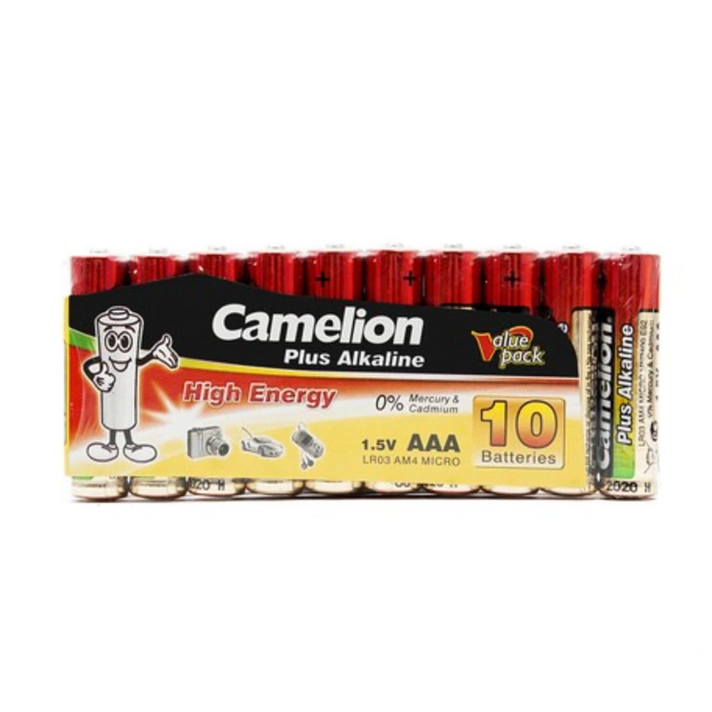 Батарейка CAMELION Plus Alkaline LR03-SP10-DA
