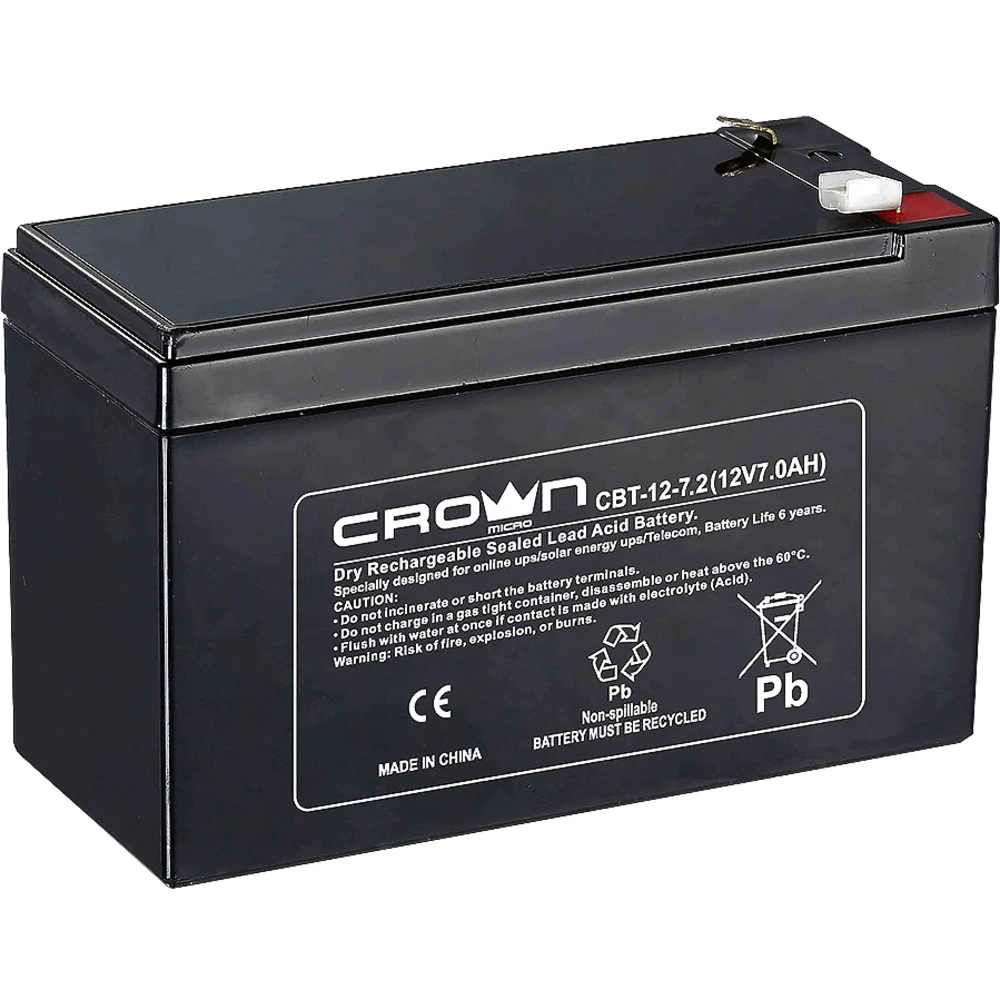 Сменные аккумуляторы АКБ для ИБП CROWN CBT-12-7.2 12 В