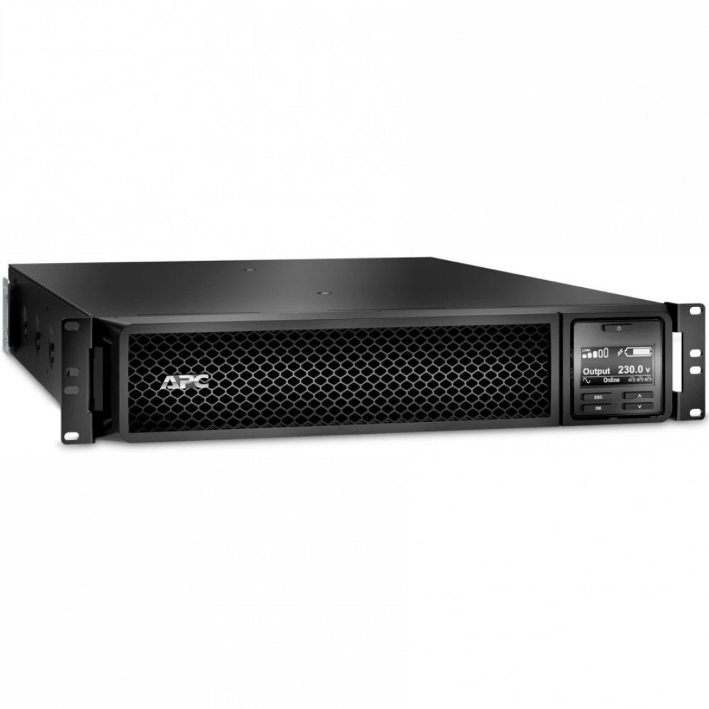 Источник бесперебойного питания APC SMART-UPS SRT 2200 (2200ВА/1980Вт) SRT2200RMXLI-NC Двойное преобразование (On-Line), Стоечный (Rack), 2200 ВА, 1980 Вт