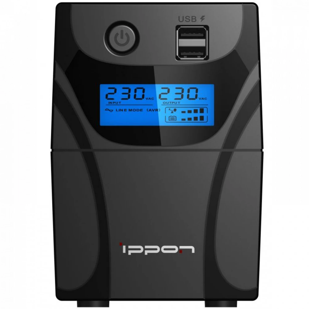 Источник бесперебойного питания IPPON Back Power Pro II Euro 650 i1005511 Линейно-интерактивные, Напольный (Tower), 650 ВА, 360 Вт