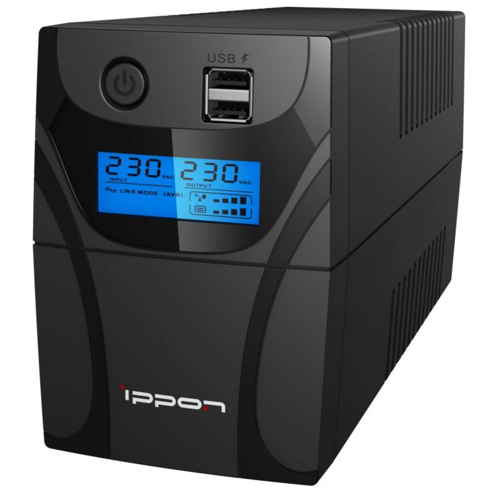 Источник бесперебойного питания IPPON Back Power Pro 500 i1030299 Линейно-интерактивные, Напольный (Tower), 500 ВА, 300 Вт