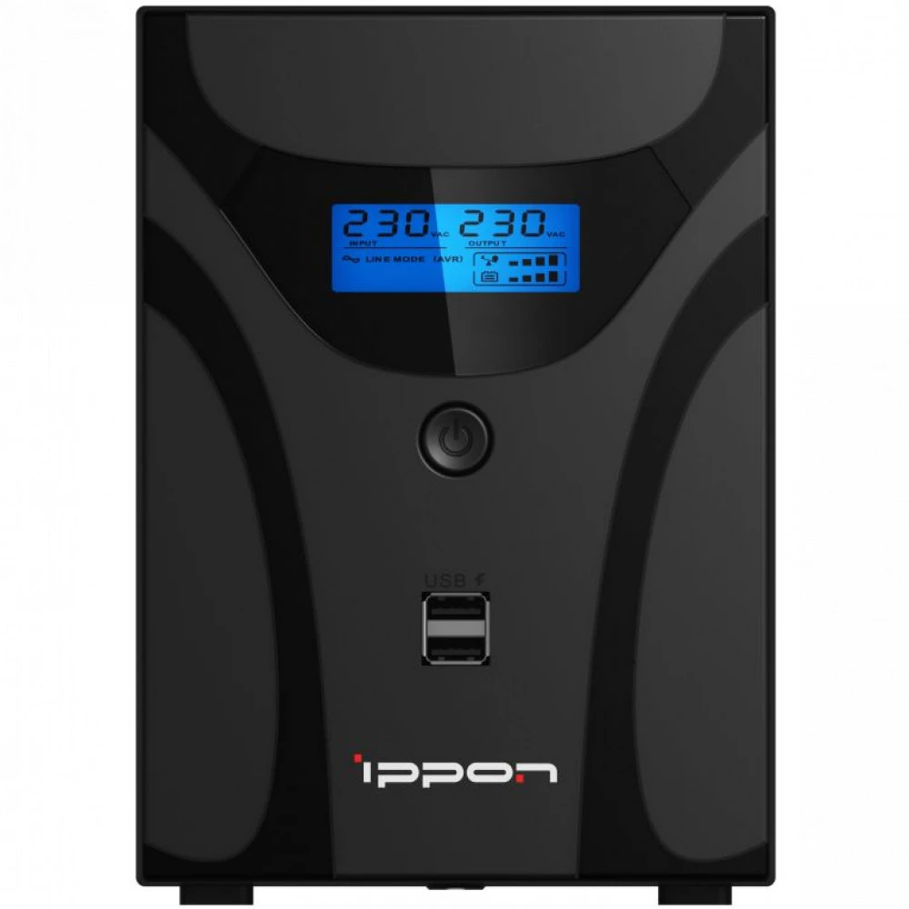 Источник бесперебойного питания IPPON Smart Power Pro II 2200 i1005590 Линейно-интерактивные, Напольный (Tower), 2200 ВА, 1200 Вт