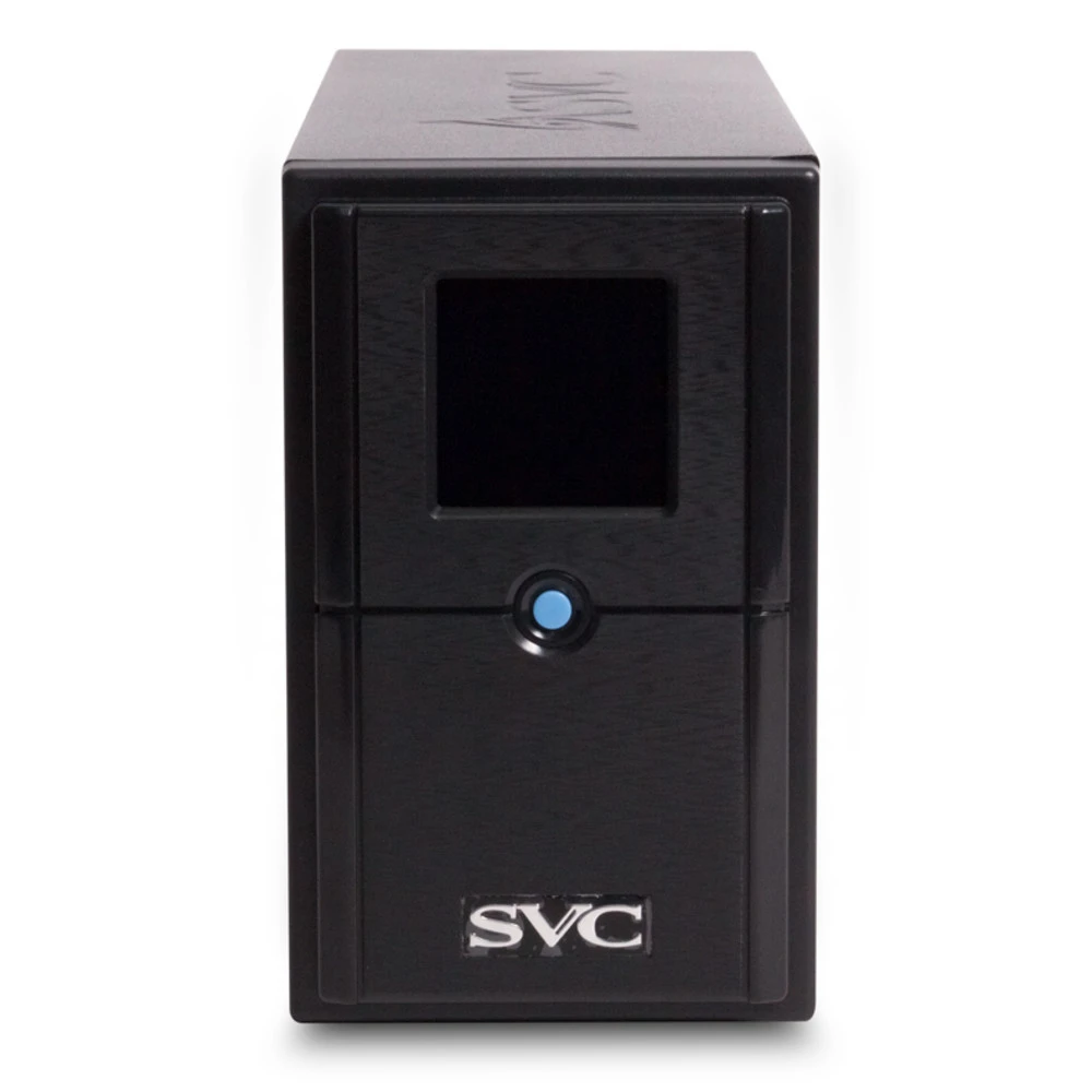 Источник бесперебойного питания SVC V-600-L-LCD Линейно-интерактивные, Напольный (Tower), 600 ВА, 360 Вт