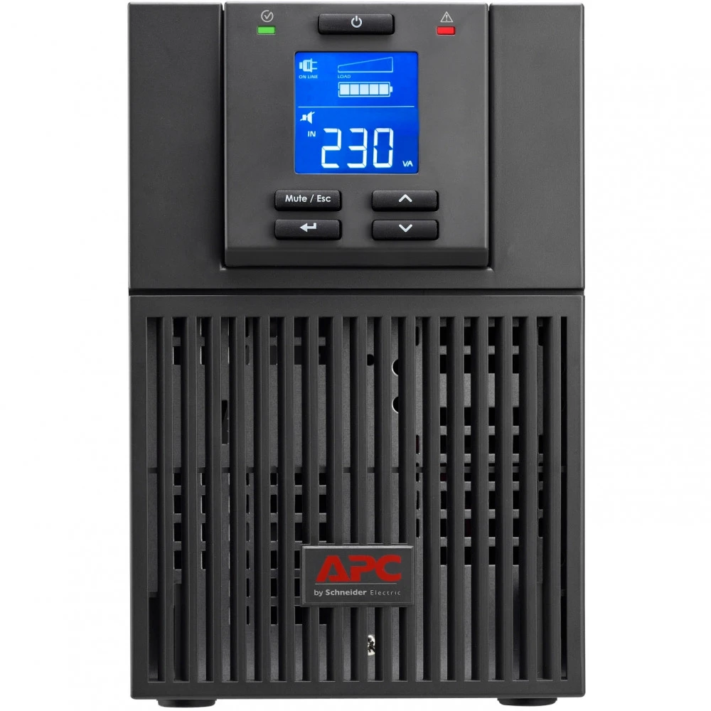Источник бесперебойного питания APC Easy UPS SRV 1000 ВА SRV1KI Двойное преобразование (On-Line), Напольный (Tower), 1000 ВА, 800 Вт
