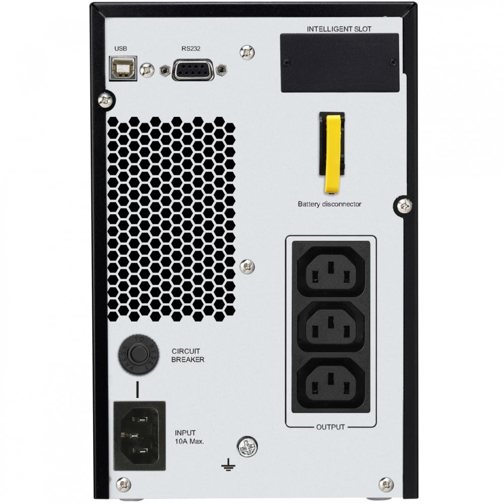 Источник бесперебойного питания APC Easy UPS SRV 1000 ВА SRV1KI Двойное преобразование (On-Line), Напольный (Tower), 1000 ВА, 800 Вт