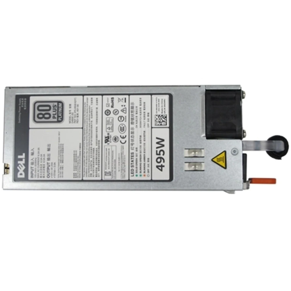 Серверный блок питания Dell Single Hot-plug 495-Watt Power Supply 450-AEBM 1U, 495 Вт