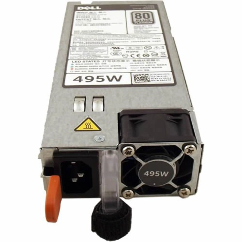 Серверный блок питания Dell Single Hot-plug 495-Watt Power Supply 450-AEBM 1U, 495 Вт
