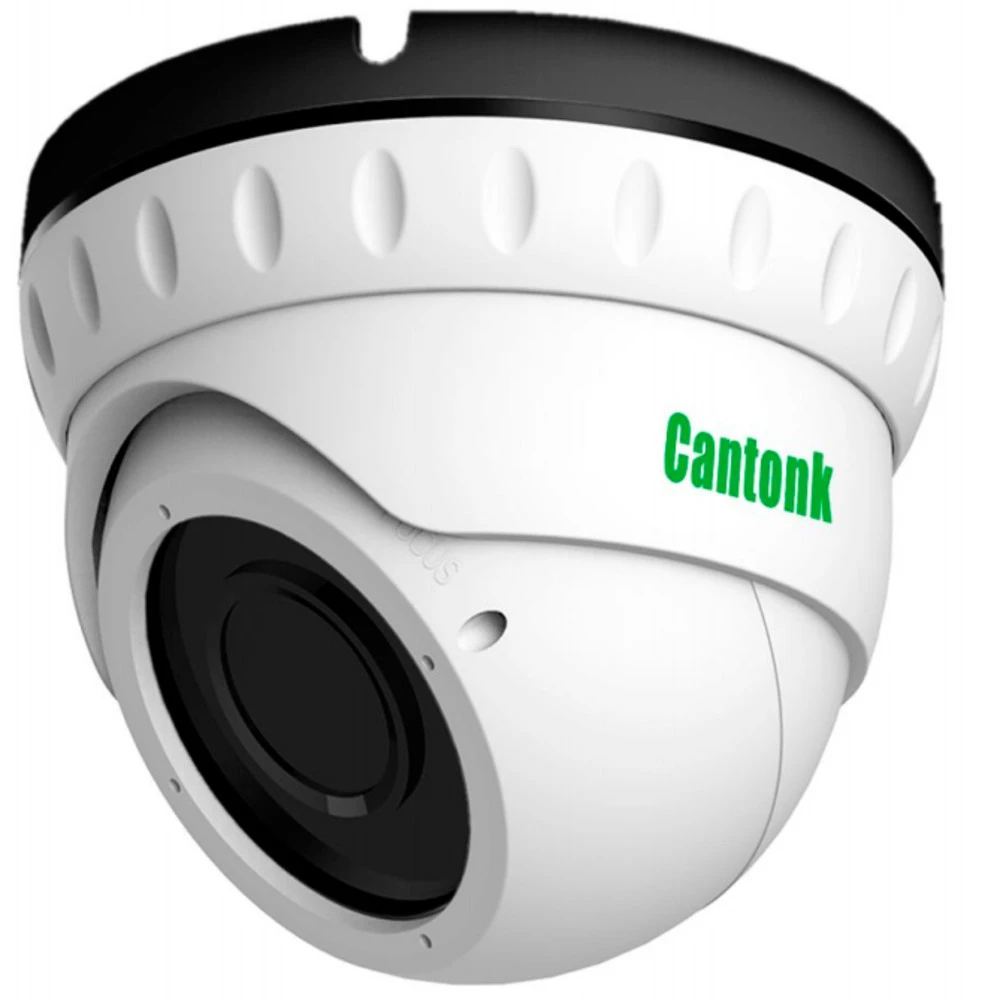 IP видеокамера Cantonk IP-SHR30-4MP IPSHR30H400 Купольная, Внутренней установки, Проводная, 2.8 ~ 12 мм, CMOS, 4 Мп ~ 2688×1520