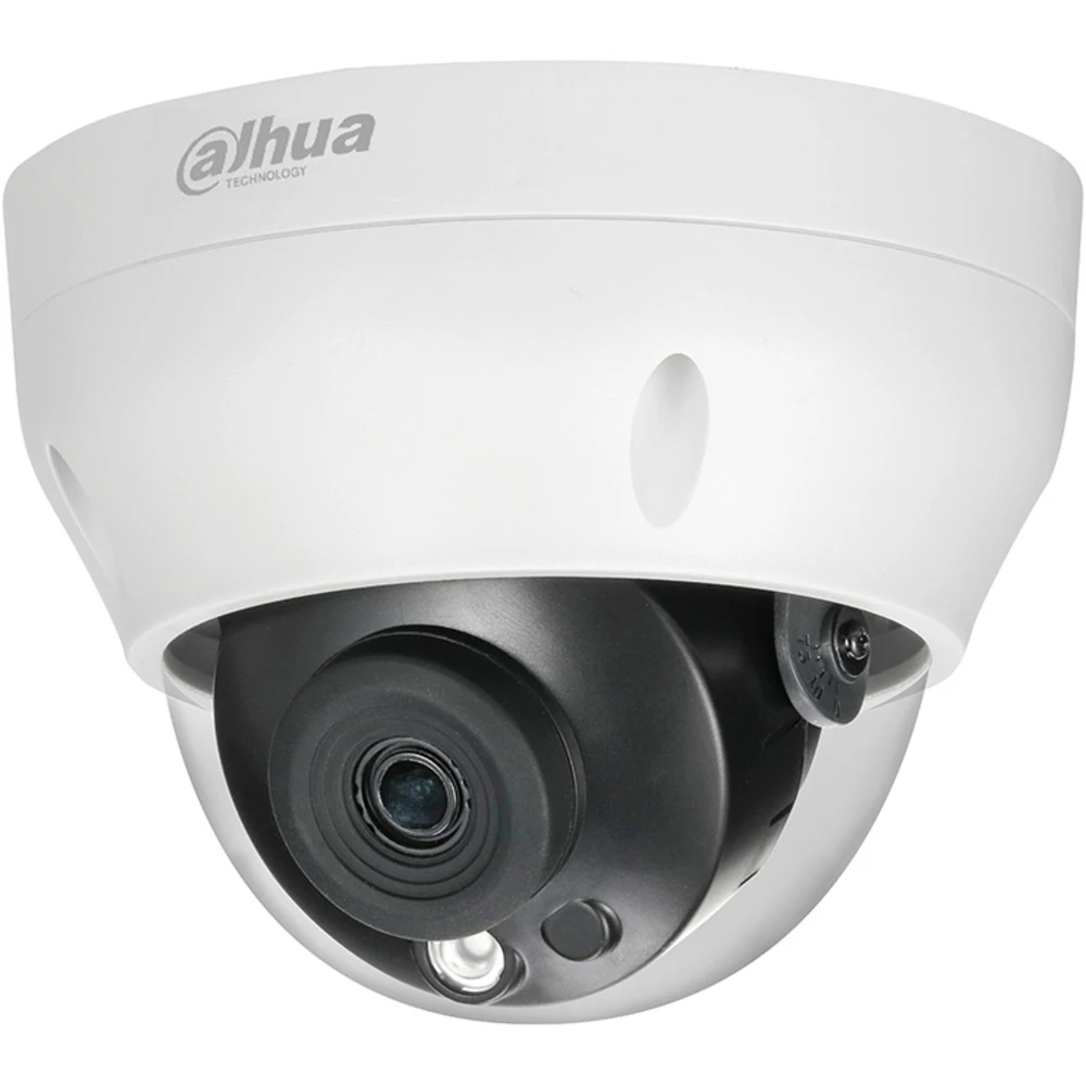 IP видеокамера Dahua DH-IPC-HDPW1230R1P-0280B Купольная, Внутренней установки, Проводная, 2.8 мм, 1/2.7", 2 Мп ~ 1920×1080 Full HD