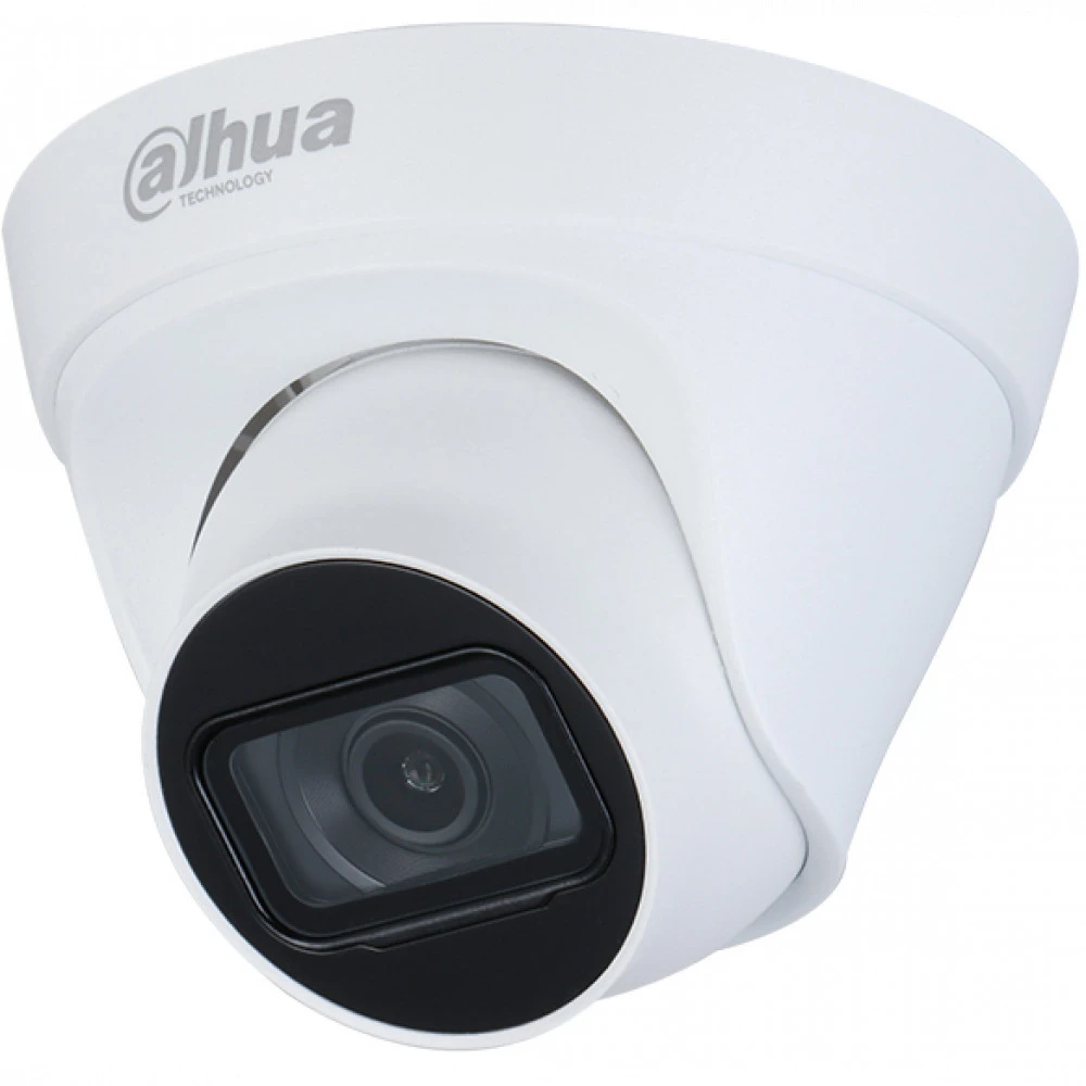 IP видеокамера Dahua DH-IPC-HDW1230T1P-0280B Купольная, Внутренней установки, Проводная, 2.8 мм, 1/2.8", 2 Мп ~ 1920×1080 Full HD