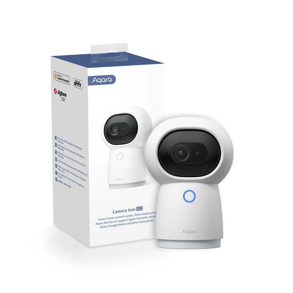 IP видеокамера Aqara Camera Hub G3 CH-H03 Настольная, Внутренней установки, WiFi, 3.6 мм, 1/4", 3 Мп ~ 2304x1296