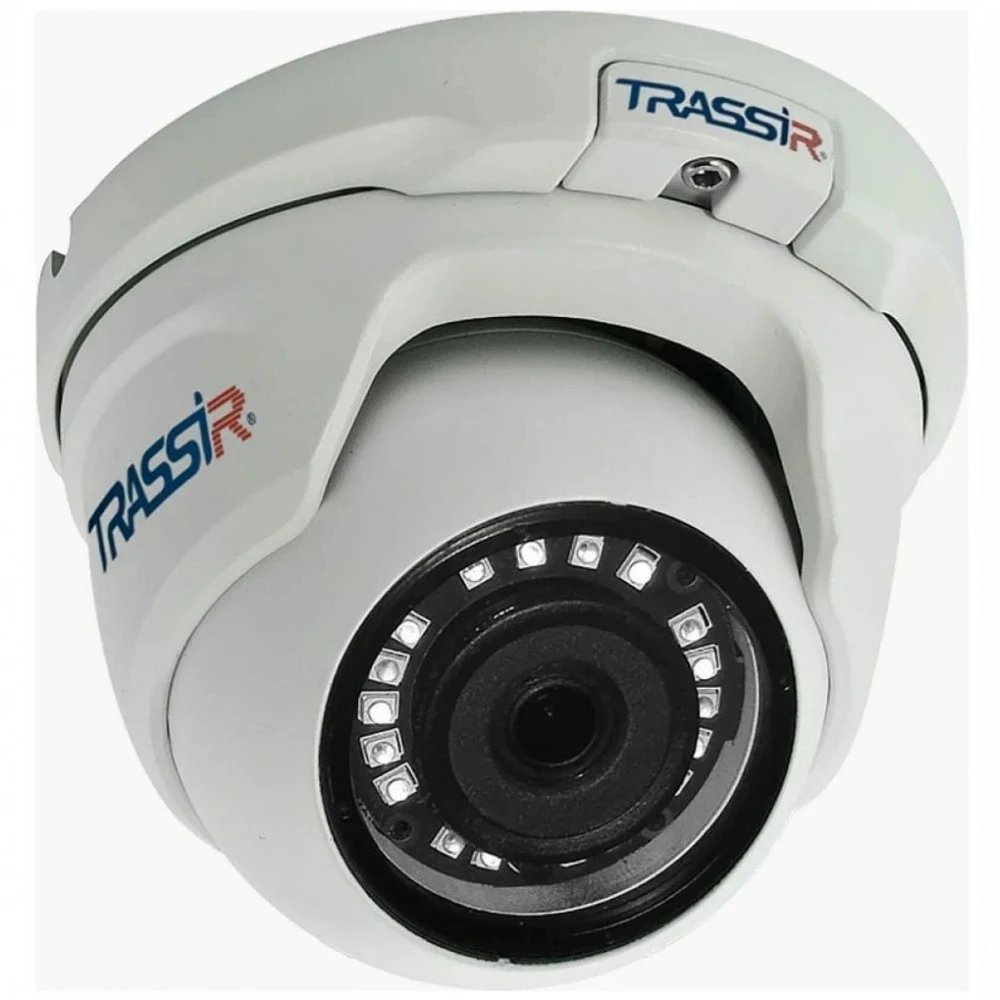 IP видеокамера Trassir TR-D2S5-NOPOE V2 Купольная, Уличная, Проводная, 3.6 мм, 1/2.9", 2 Мп ~ 1920×1080 Full HD