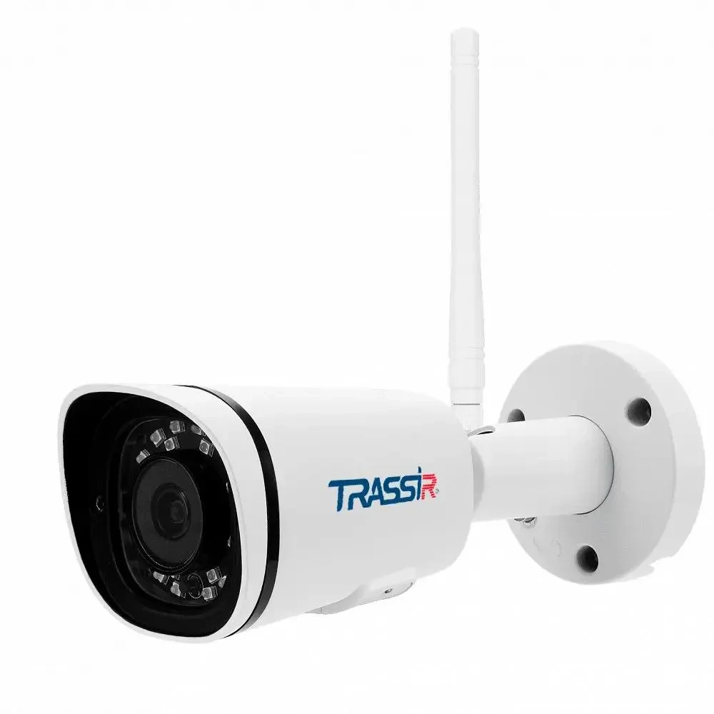 IP видеокамера Trassir TR-D2121IR3W V3 Цилиндрическая, Уличная, WiFi + Ethernet, 2.8 мм, 1/2.7", 2 Мп ~ 1920×1080 Full HD