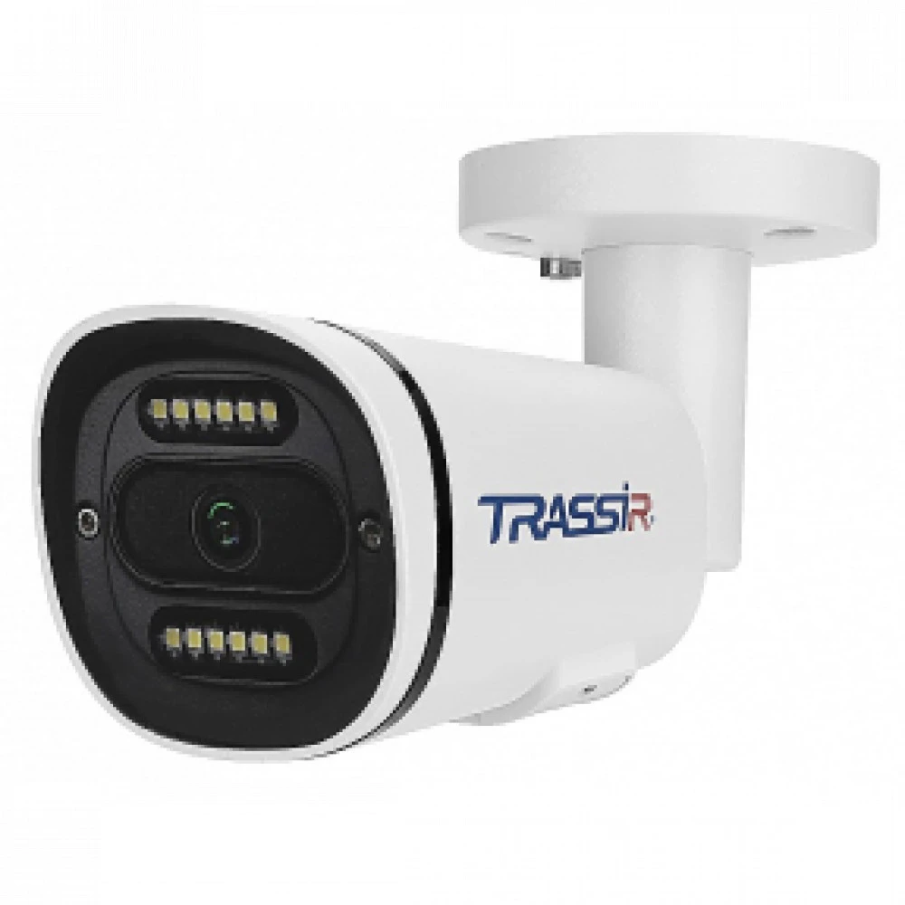 IP видеокамера Trassir TR-D2121CL3 Цилиндрическая, Уличная, Проводная, 4 мм, 1/2.8", 2 Мп ~ 1920×1080 Full HD