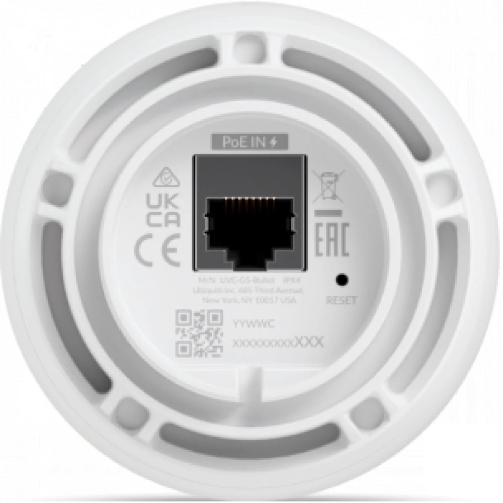 IP видеокамера Ubiquiti Camera G5 Bullet UVC-G5-Bullet Цилиндрическая, Уличная, Проводная, 2.8 мм, 1/1.8ʺ, 4 Мп ~ 2688×1520