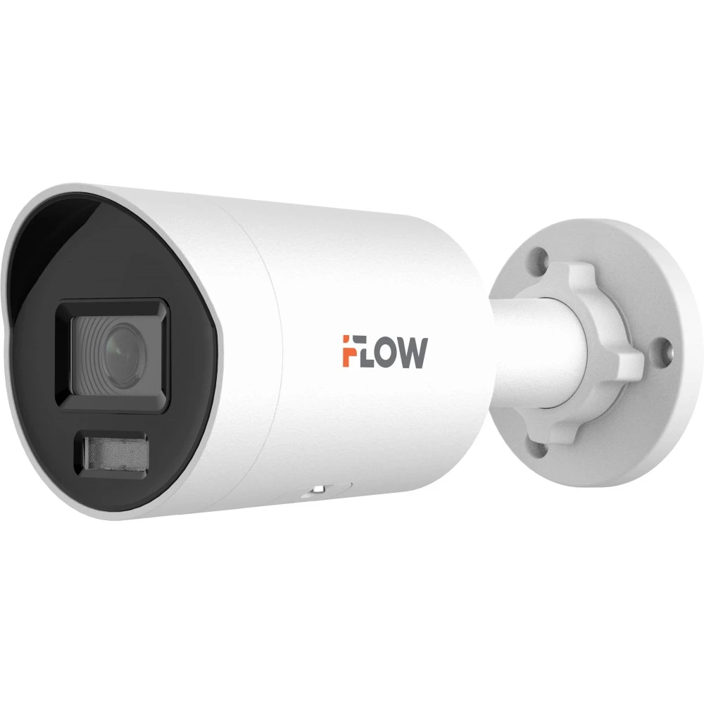 IP видеокамера iFlow F-IC-2182C2M 311329315 Цилиндрическая, Уличная, Проводная, 2.8 мм, 1/2.8", 8 Мп ~ 3840×2160 4K UHD или Ultra HD