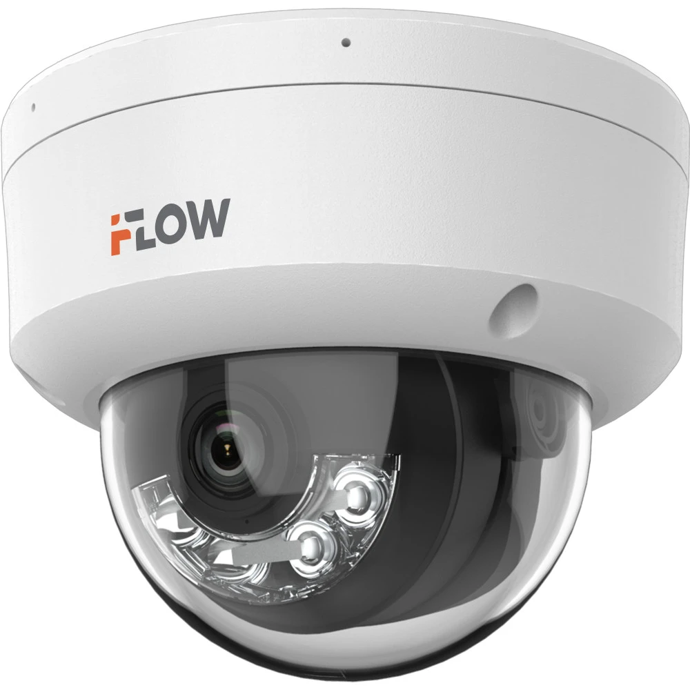 IP видеокамера iFlow F-IC-2482C2MS 311329323 Купольная, Уличная, Проводная, 2.8 мм, 1/2.8", 8 Мп ~ 3840×2160 4K UHD или Ultra HD