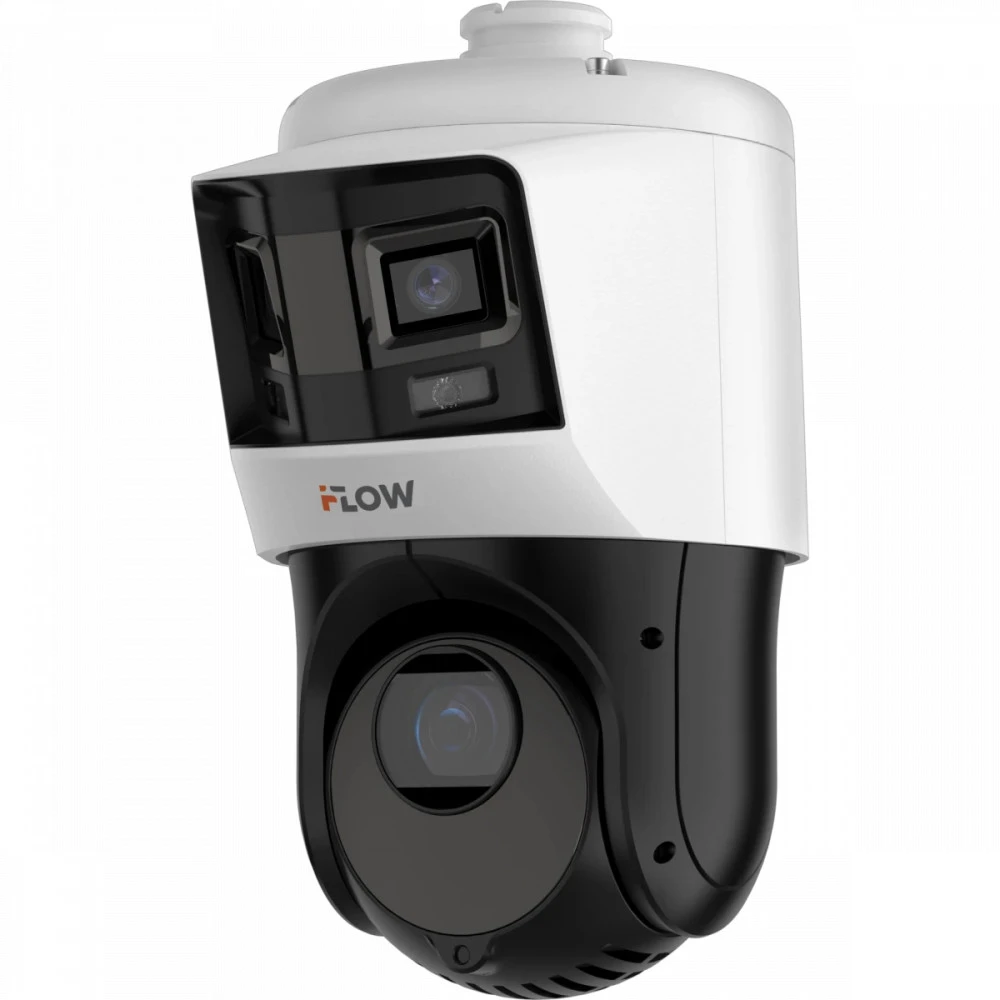 IP видеокамера iFlow F-IP-2464PCSZ25 327002141 Купольная, Уличная, Проводная, 2.8 мм, 1/2.5”, 6 Мп ~ 3632×1632