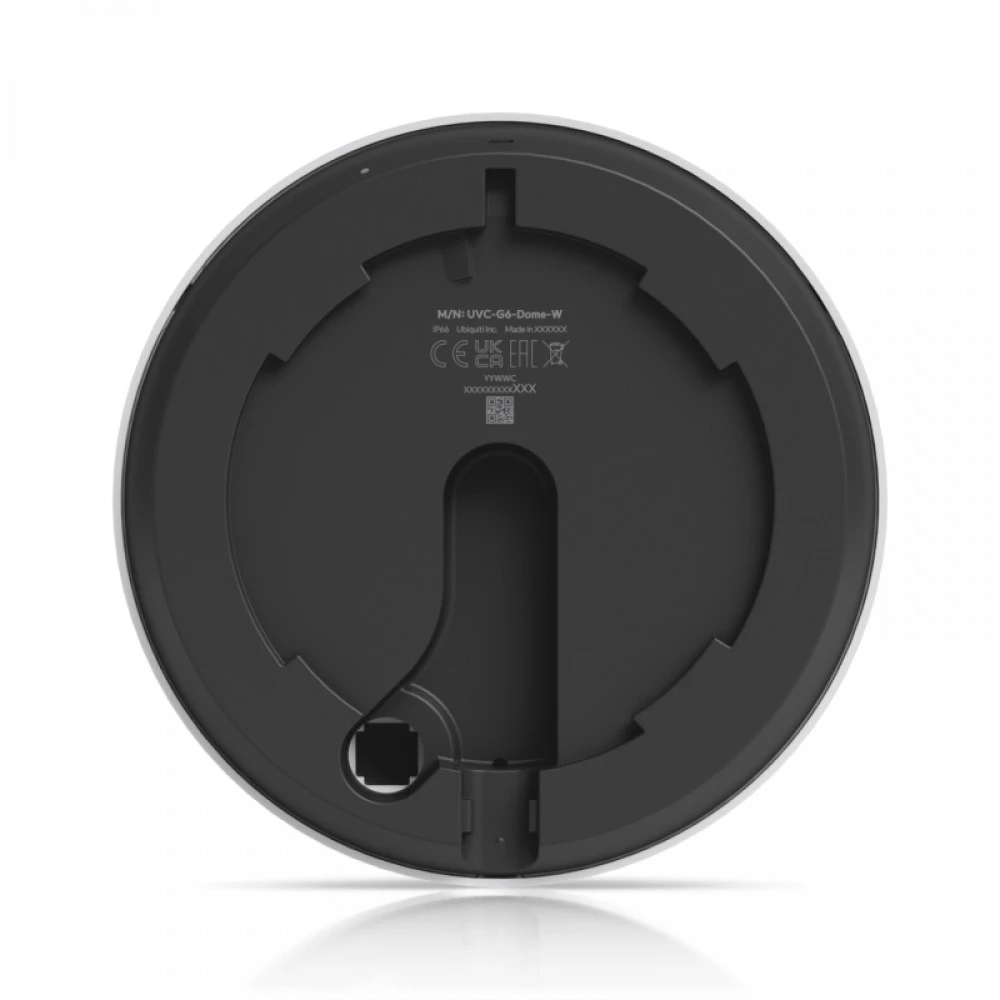 IP видеокамера Ubiquiti UniFi G6 Dome White UVC-G6-Dome-W Купольная, Уличная, Проводная, 1/1.8ʺ, 8 Мп ~ 3840×2160 4K UHD или Ultra HD