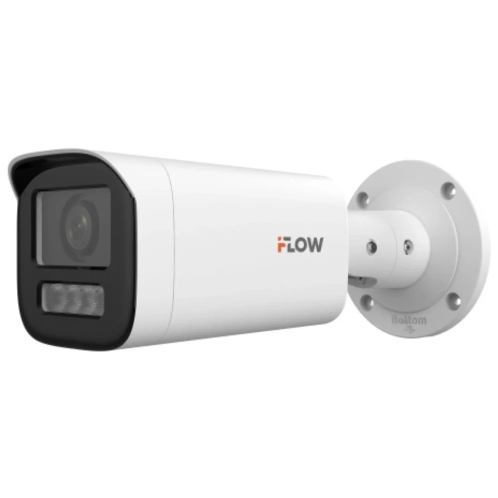 IP видеокамера iFlow F-IC-1622CMZ4 F-IC-1622CMZ4(2.8-12mm) Цилиндрическая, Уличная, Проводная, 2.8 ~ 12 мм, 1/2.9", 2 Мп ~ 1920×1080 Full HD