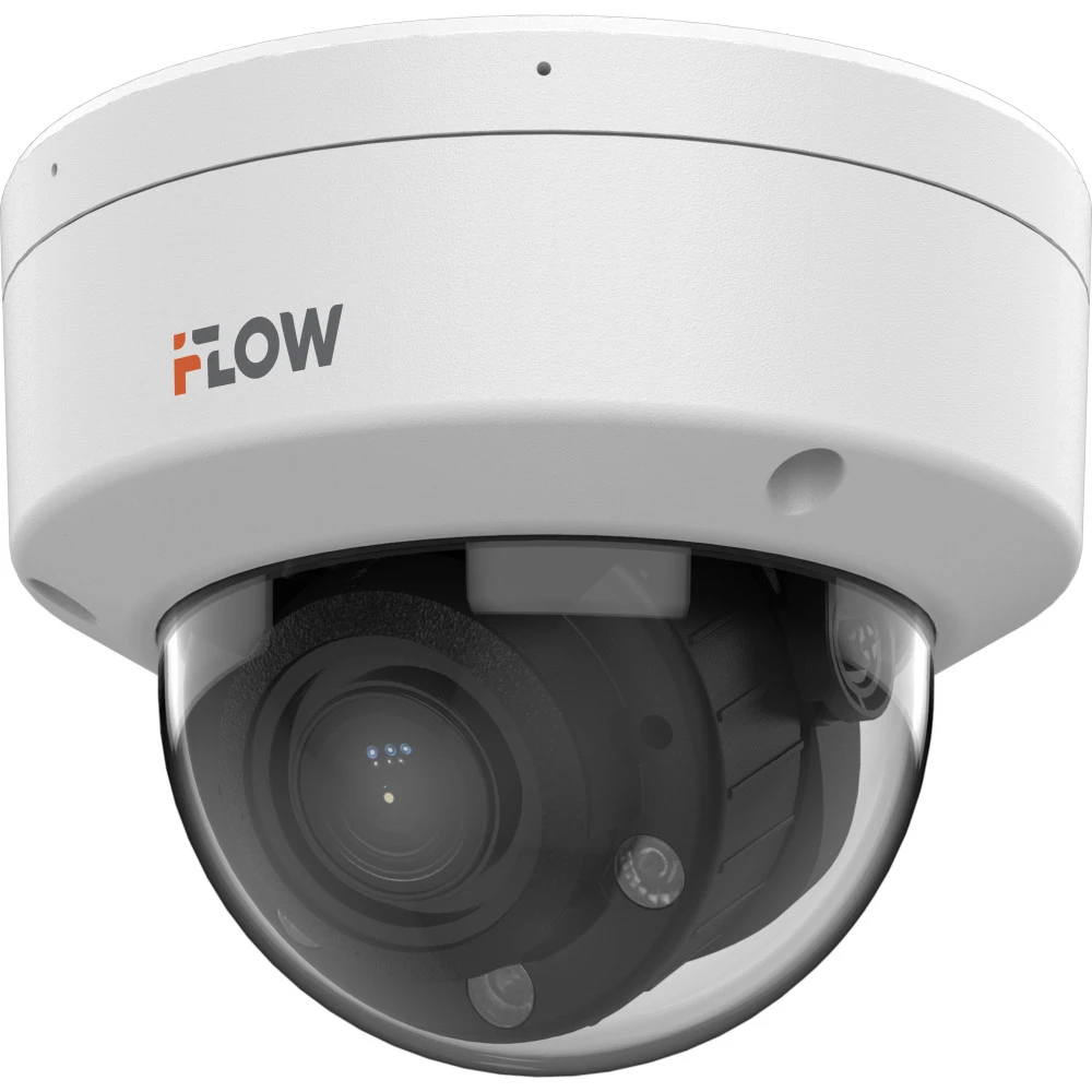 IP видеокамера iFlow F-IC-1722CMZ4 F-IC-1722CMZ4(2.8-12mm) Купольная, Уличная, Проводная, 2.8 ~ 12 мм, 1/2.9", 2 Мп ~ 1920×1080 Full HD