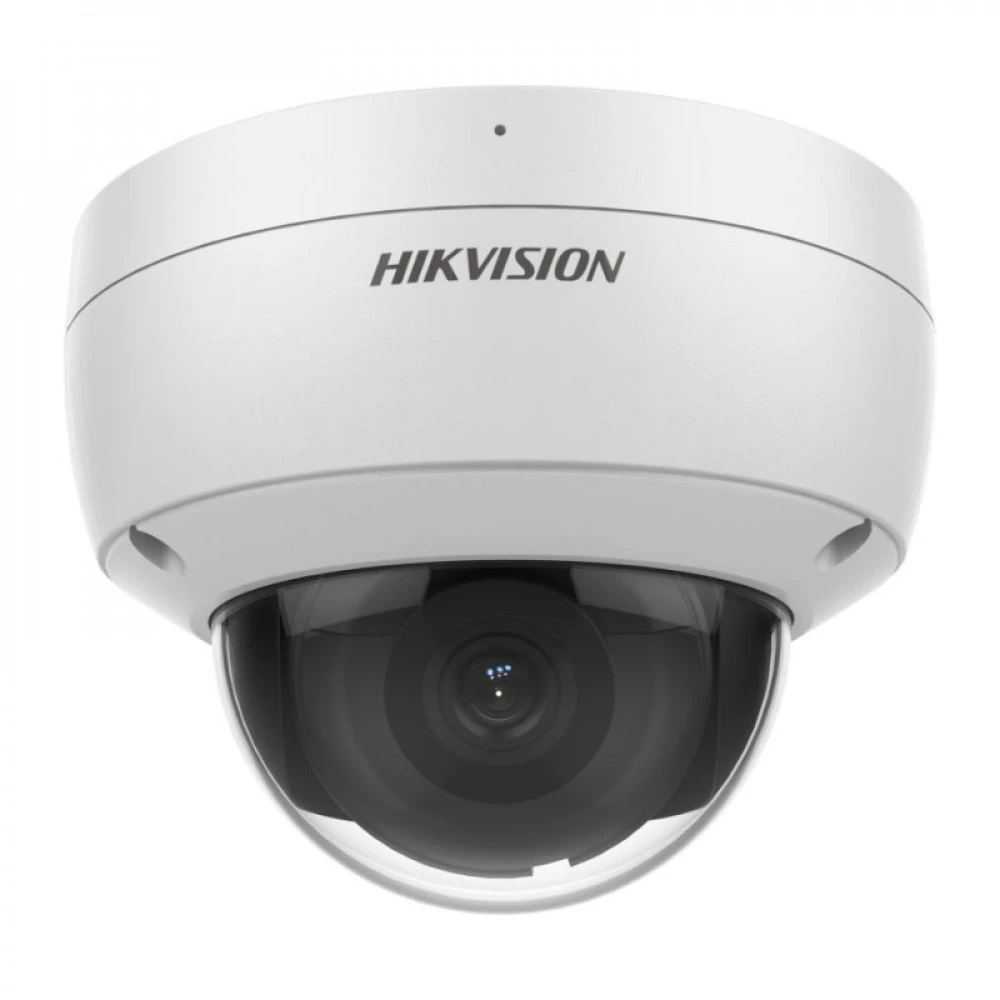 IP видеокамера Hikvision DS-2CD2123G2-IU(D) Купольная, Уличная, Проводная, 2.8 мм, 1/2.8", 2 Мп ~ 1920×1080 Full HD