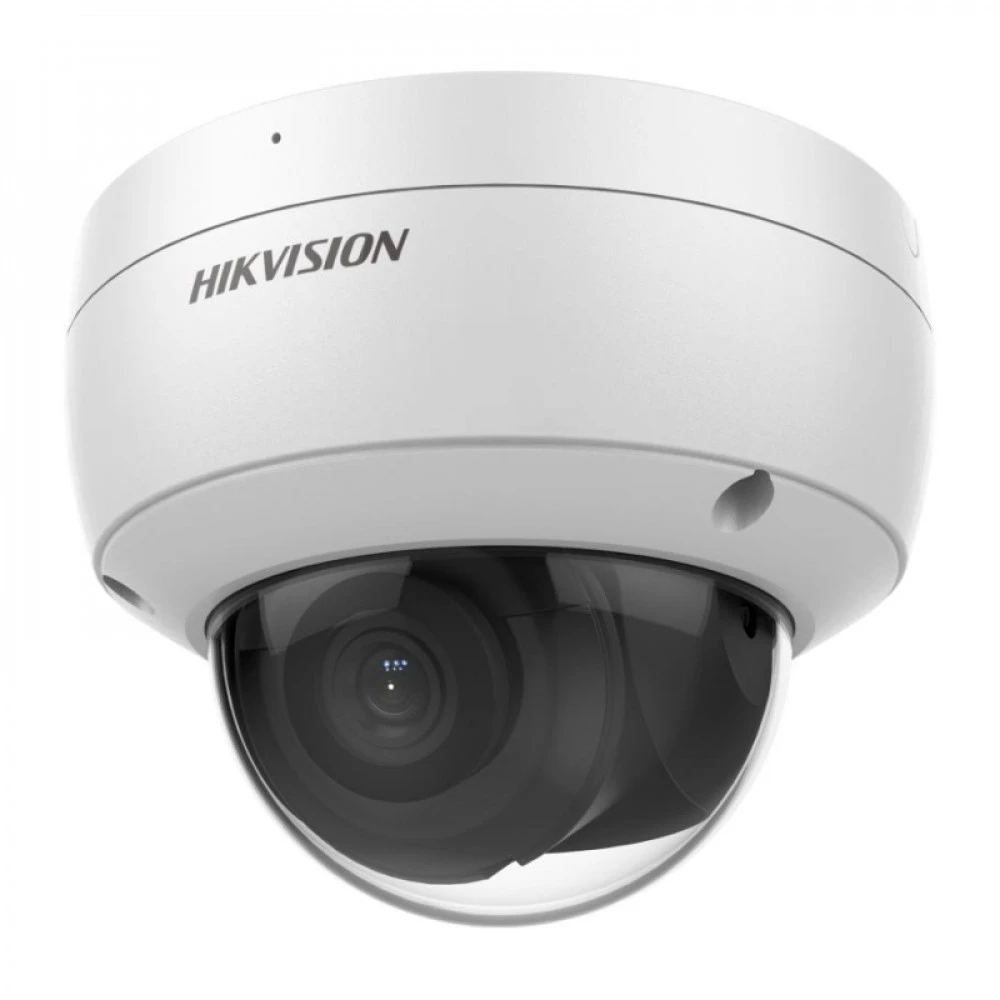 IP видеокамера Hikvision DS-2CD2123G2-IU(D) Купольная, Уличная, Проводная, 2.8 мм, 1/2.8", 2 Мп ~ 1920×1080 Full HD