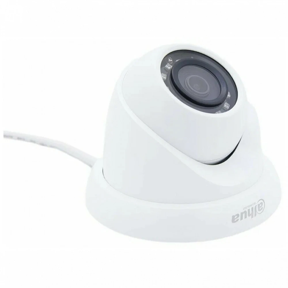 IP видеокамера Dahua DH-IPC-HDW1230SP-0360B-S5 Купольная, Уличная, Проводная, 3.6 мм, 1/2.7", 2 Мп ~ 1920×1080 Full HD