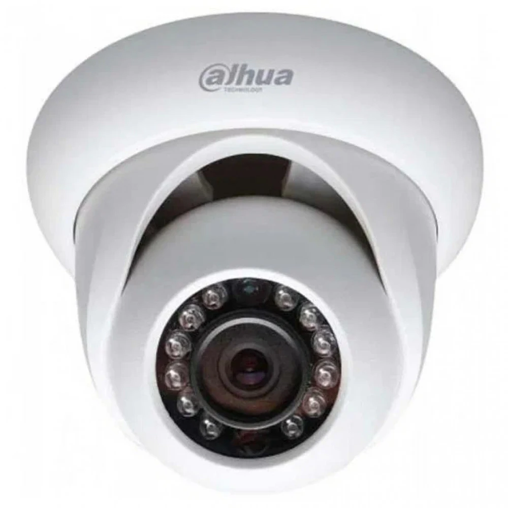 IP видеокамера Dahua DH-IPC-HDW1230SP-0360B-S5 Купольная, Уличная, Проводная, 3.6 мм, 1/2.7", 2 Мп ~ 1920×1080 Full HD