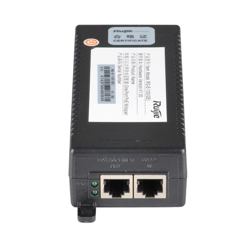 PoE инжектор Ruijie RG-E-130(GE) 1 порт, 30 Вт