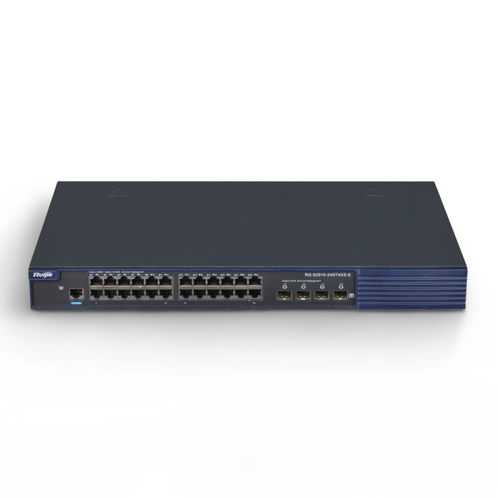 Коммутатор Ruijie RG-S2910-24GT4XS-E 1000 Base-TX (1000 мбит/с), 4 SFP порта