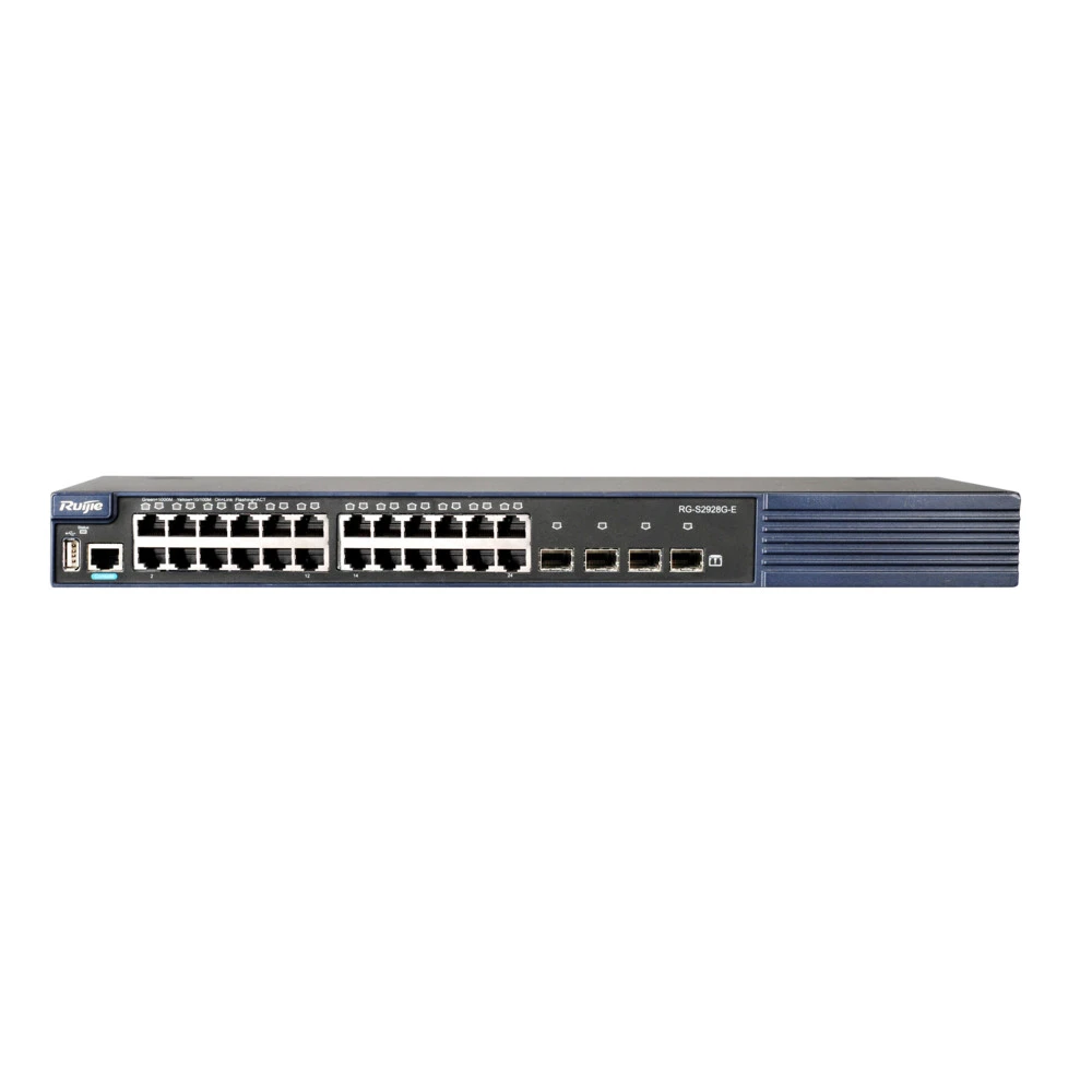 Коммутатор Ruijie RG-S2928G-E RG-S2928G-E V3 1000 Base-TX (1000 мбит/с), 4 SFP порта