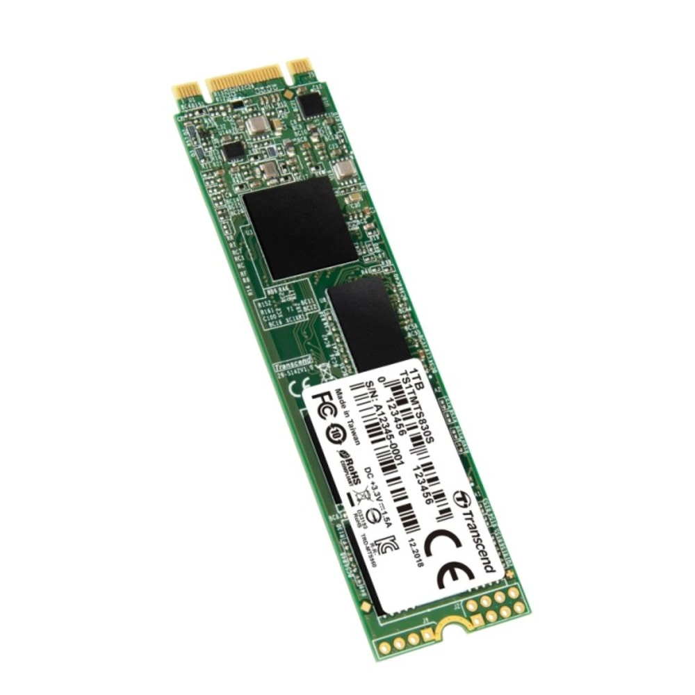 Жесткий диск Transcend MTS830 TS1TMTS830S SSD (твердотельные), 1 ТБ, M.2, SATA