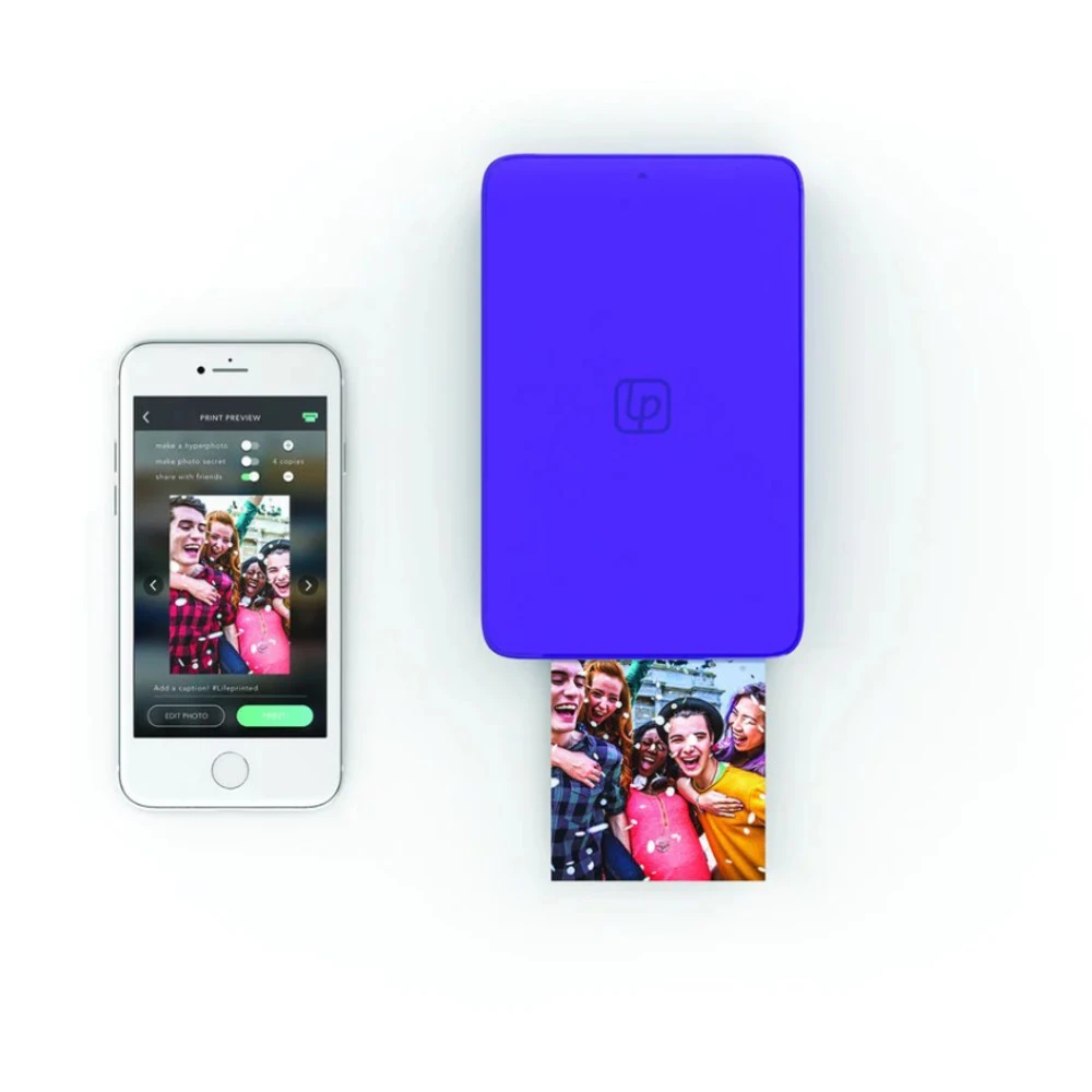 Мобильный принтер Lifeprint LP001-13 A8, Сублимационный, Цветной, Интерфейс USB, Интерфейс Bluetooth