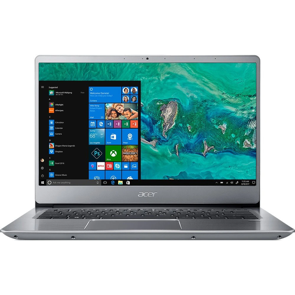 Ноутбук Asus Swift SF314-54-573U NX.GXZER.004# 14 ", FHD 1920x1080 (16:9), Core i5, 8 Гб, 256 ГБ, Windows 10 Home