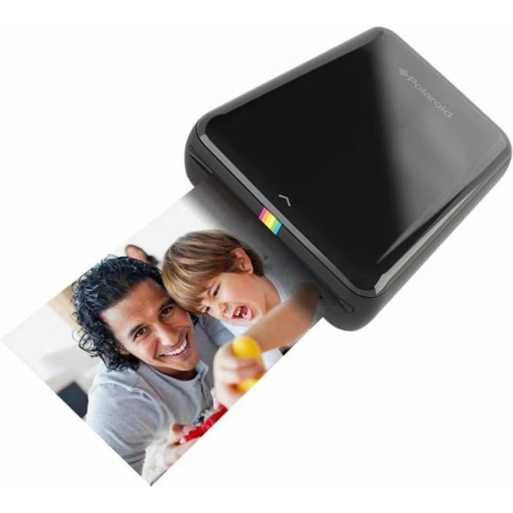 Мобильный принтер Polaroid ZIP Black POLMP01BE A8, Термопечать, Цветной, Интерфейс USB, Интерфейс Bluetooth