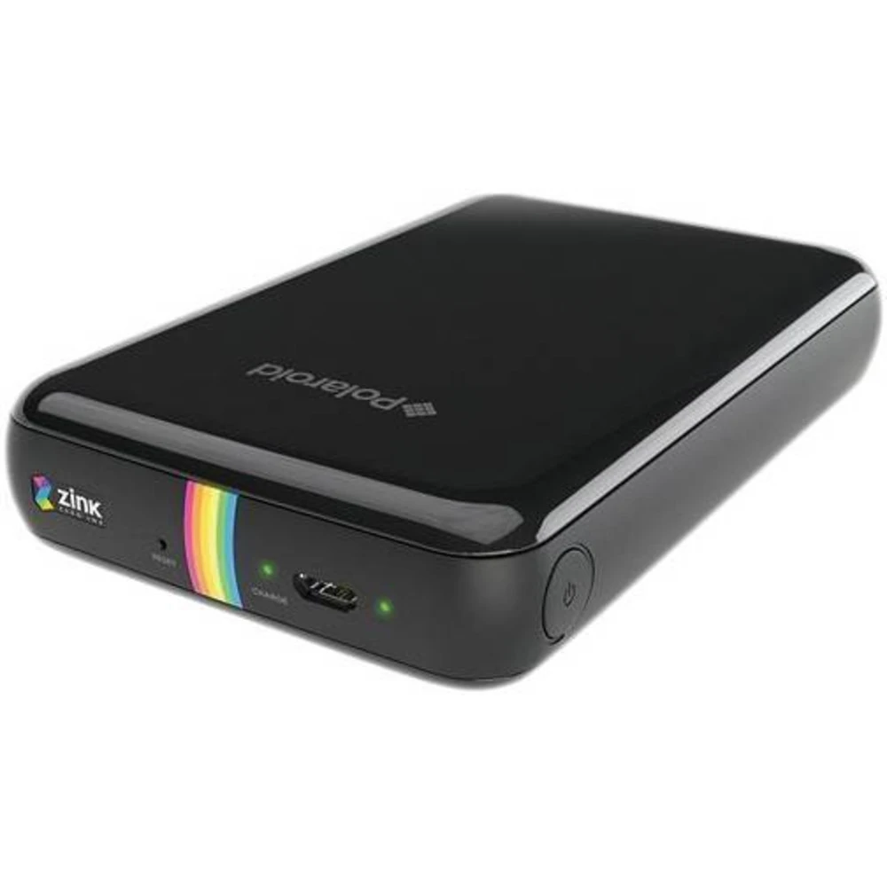 Мобильный принтер Polaroid ZIP Black POLMP01BE A8, Термопечать, Цветной, Интерфейс USB, Интерфейс Bluetooth