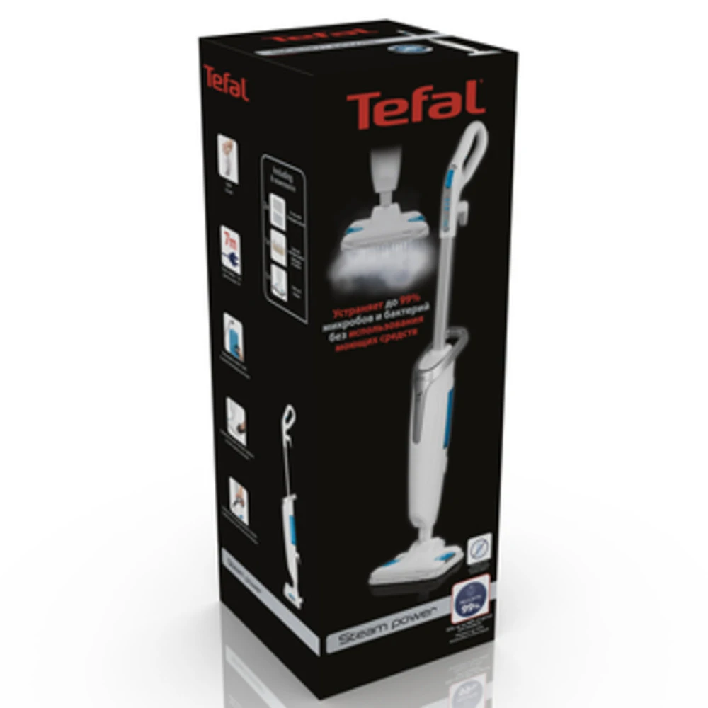 Пылесос Tefal Швабра паровая VP6557RH 1200Вт 2211400293