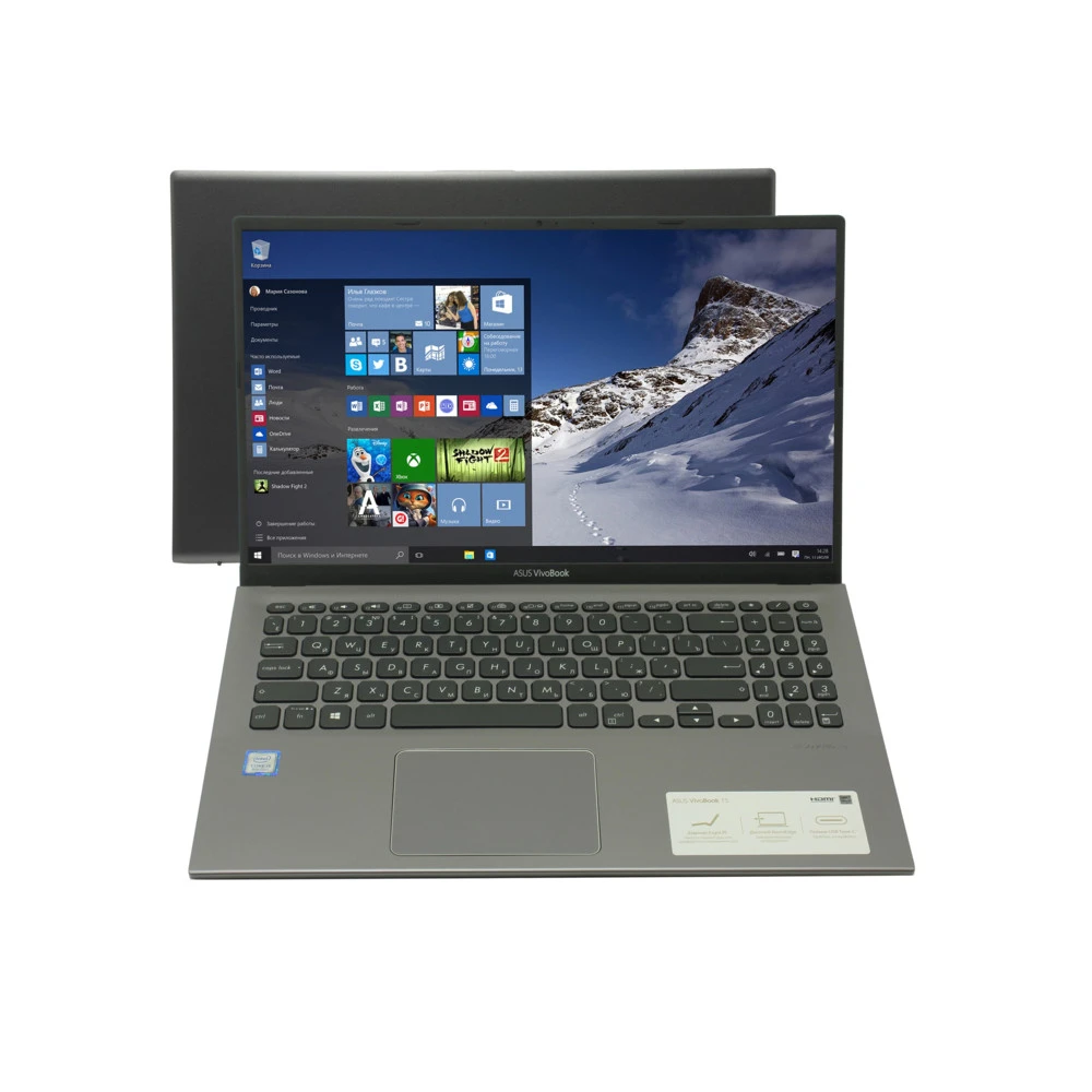 Ноутбук Asus X512UA 90NB0K86-M06640 15.6 ", FHD 1920x1080 (16:9), Core i3, 4 Гб, 256 ГБ, Windows 10 Home