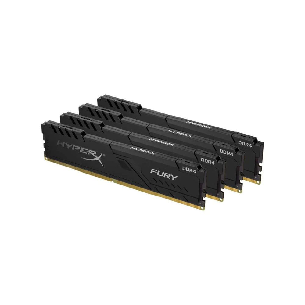ОЗУ Kingston HyperX Fury 32GB 3466MHz DDR4 CL16 DIMM (Kit of 4) HX434C16FB3K4/32 DIMM, DDR4, 32 Гб (4 х 8 Гб), 3466 МГц