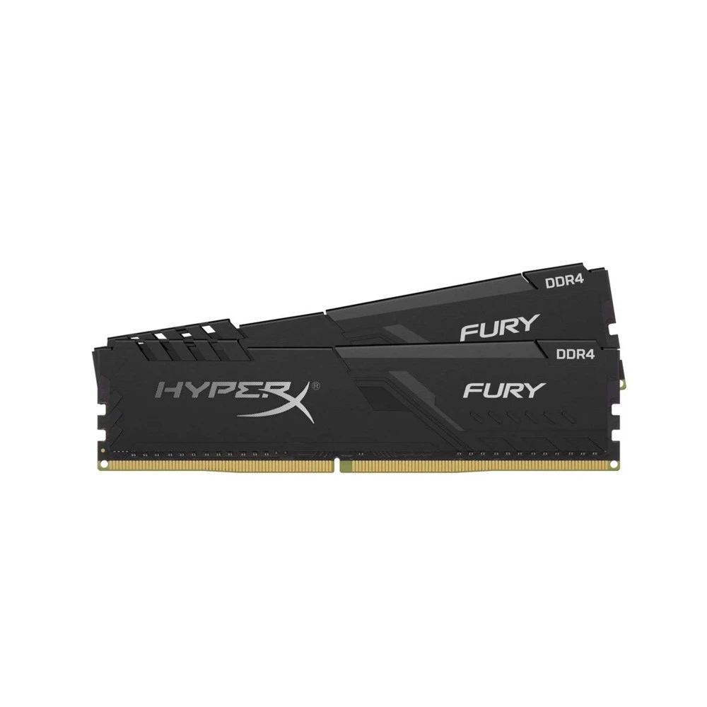 ОЗУ Kingston HyperX Fury 16GB 2400MHz DDR4 CL15 DIMM (Kit of 2) HX424C15FB3K2/16 DIMM, DDR4, 16 Гб (2 х 8 Гб), 2400 МГц