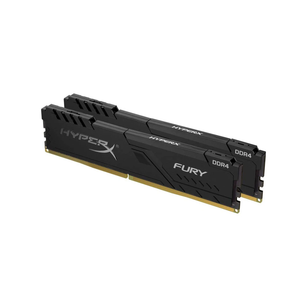 ОЗУ Kingston HyperX Fury 16GB 2400MHz DDR4 CL15 DIMM (Kit of 2) HX424C15FB3K2/16 DIMM, DDR4, 16 Гб (2 х 8 Гб), 2400 МГц